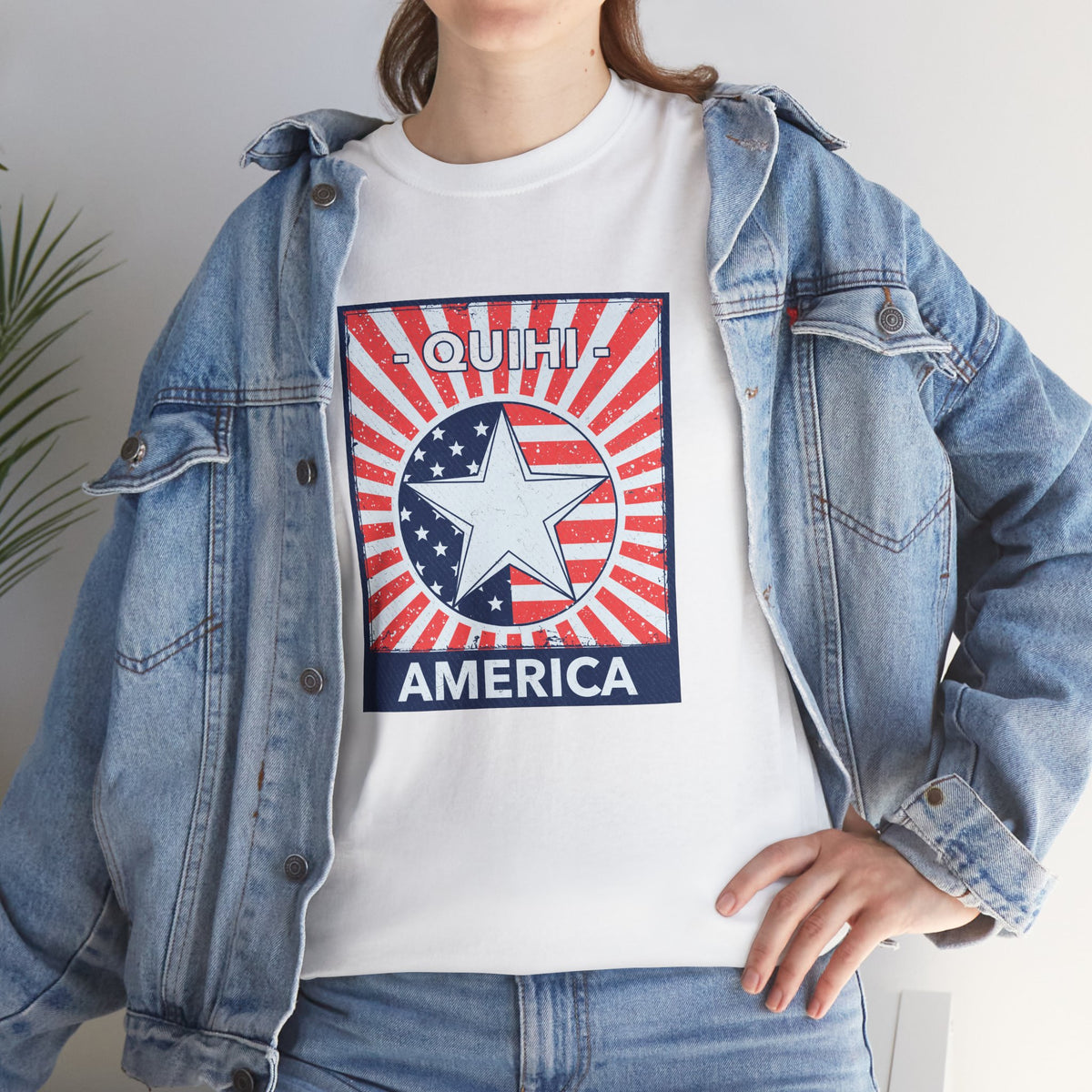 Quihi America T-Shirt — Patriotic Graphic Tee